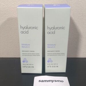 It's Skin Hyaluronic Acid Moisture Serum Deep Hydration & Replenishing 1.35oz x2